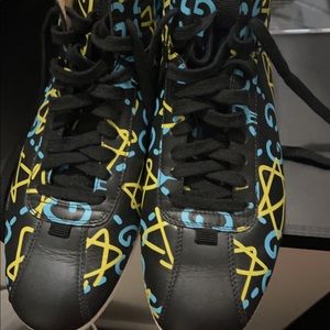 Gucci high top Ghost edition sneakers sz 39
